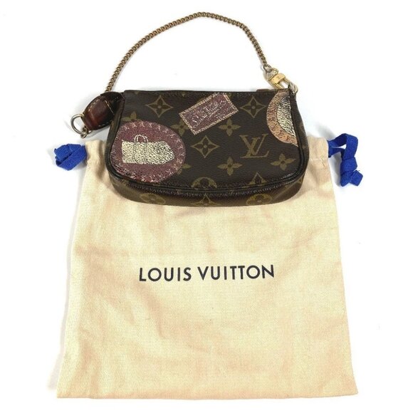 LOUIS VUITTON M95804 Monogram Label Mini Pochette Accessoires Shoulder Hand Bag - Picture 11 of 16